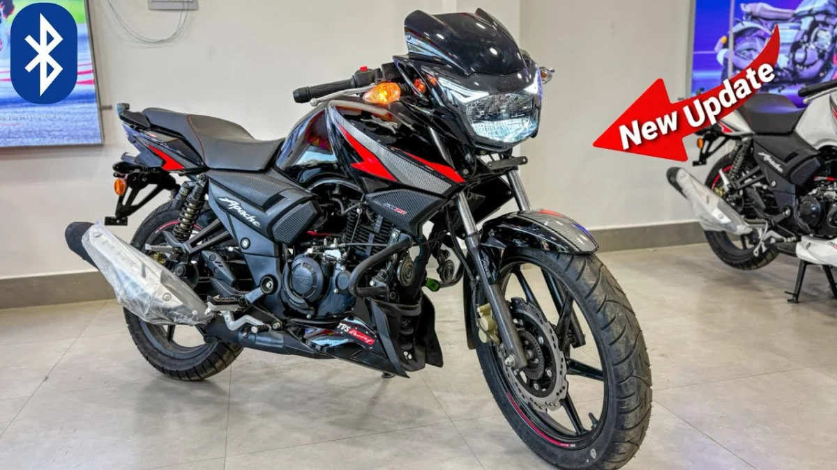 नई 2025 TVS Apache RTR 160 2V लॉन्च, अब डुअल-चैनल ABS के साथ पहले से ज़्यादा सुरक्षित, 1.34 लाख एक्स-शोरूम कीमत